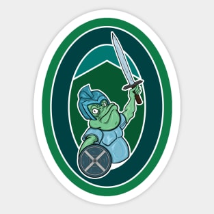 Goofy War Frog Sticker